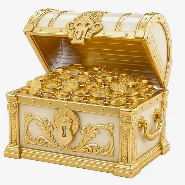 Open treasure chest — Casino Tucan