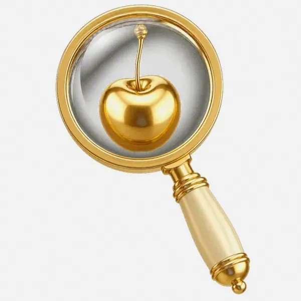 Cherry magnifying glass — Casino Tucan