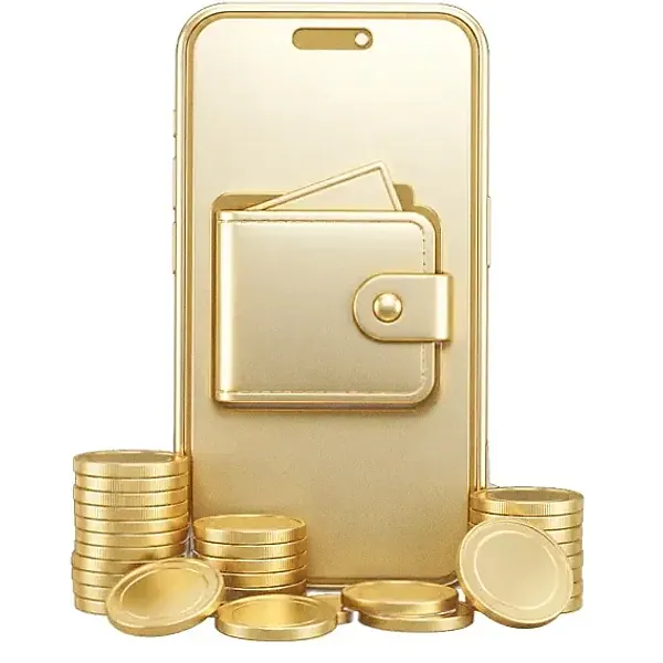 Smartphone with wallet — Casino Tucan