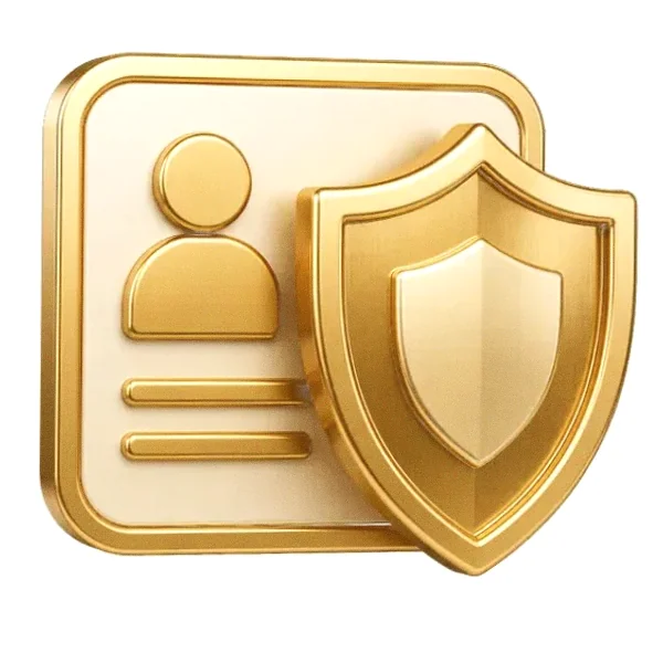Shield and id card — Casino Tucan