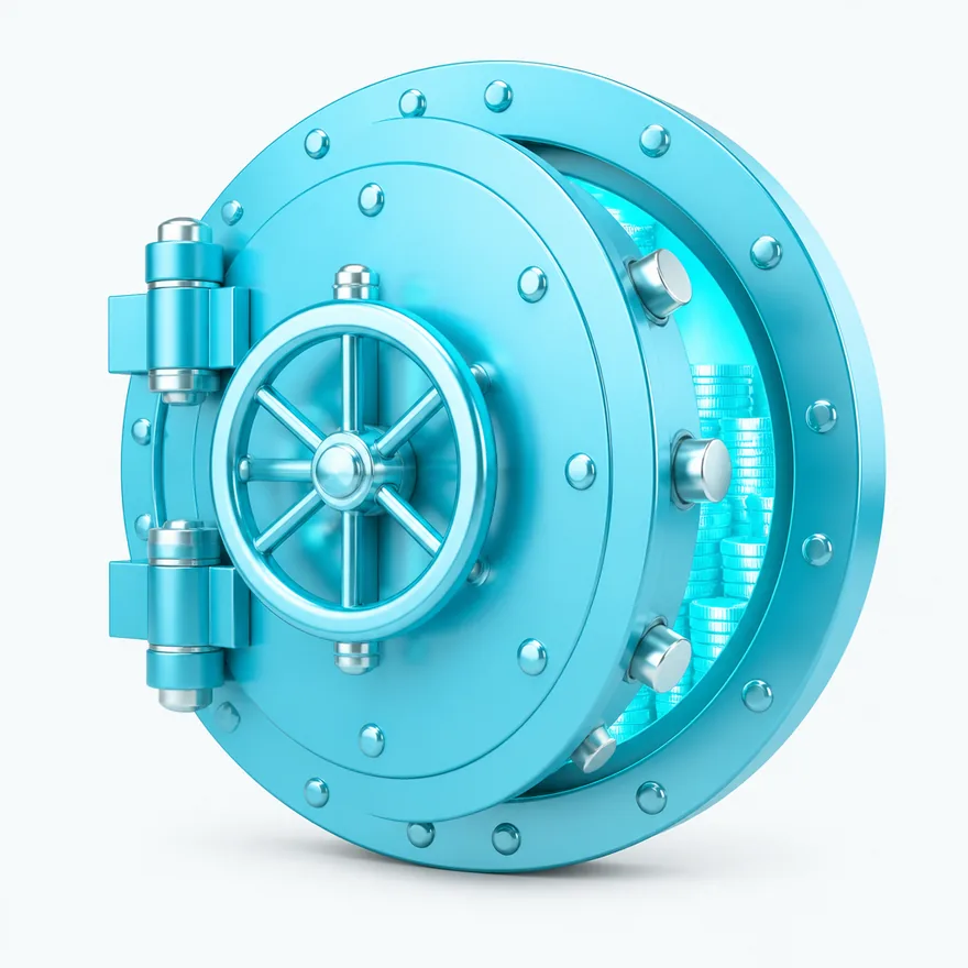 Round bank vault — Casino Tucan