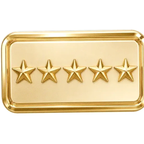Five-star rating plaque — Casino Tucan