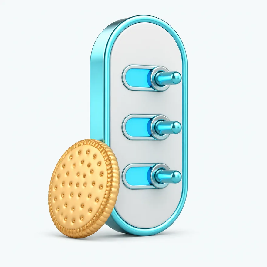 Biscuit with toggle panel — Casino Tucan