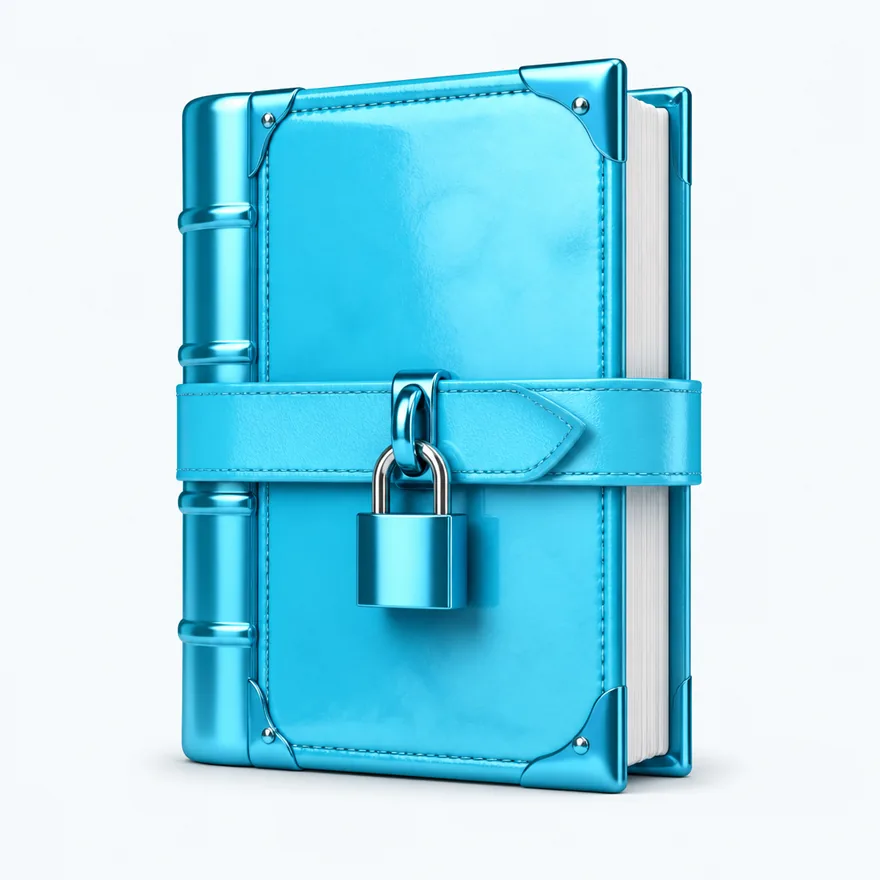 Book with padlock strap — Casino Tucan