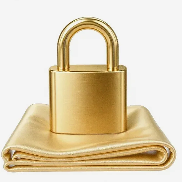 Padlock on folded cloth — Casino Tucan