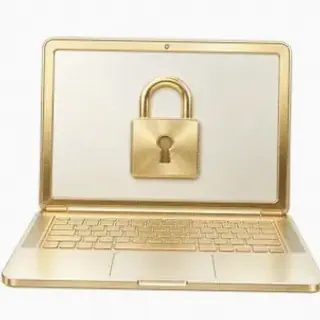 Laptop with padlock — Casino Tucan