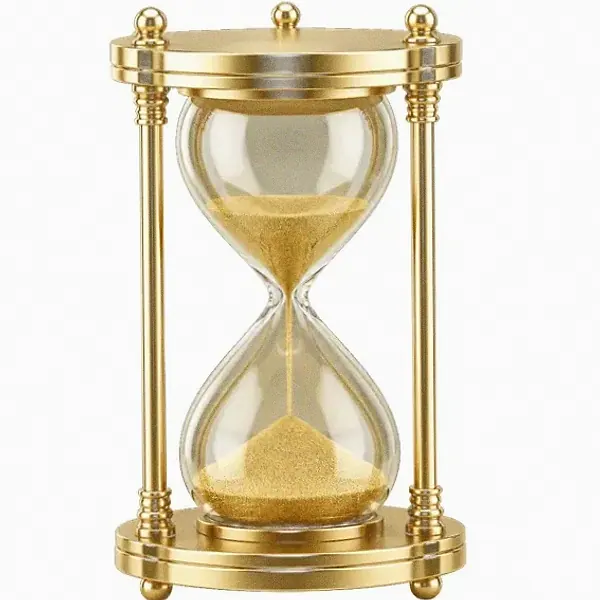 Hourglass timer — Casino Tucan